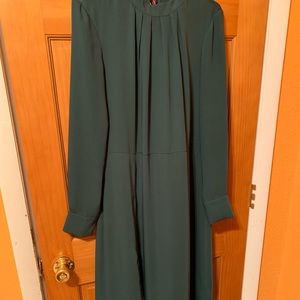 Hunter green Midi dress